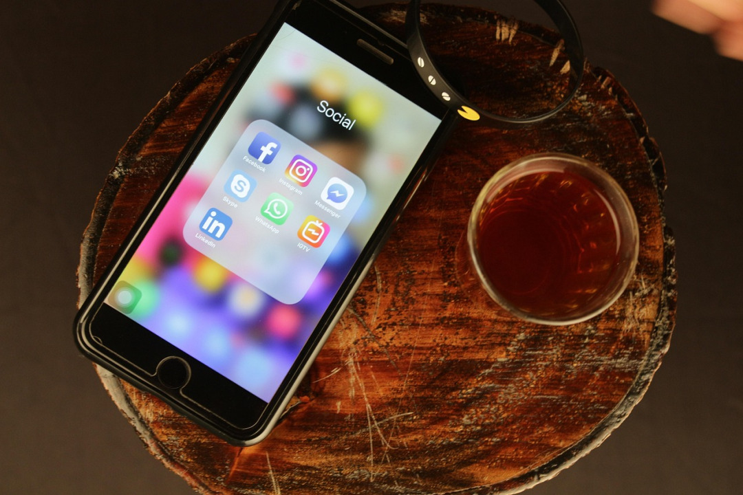 modern smartphone closeup